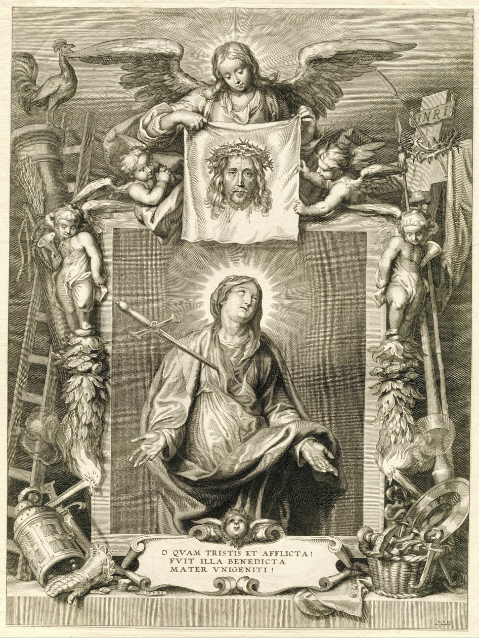 Mary i Mater Dolorosa av Cornelis Galle (II)