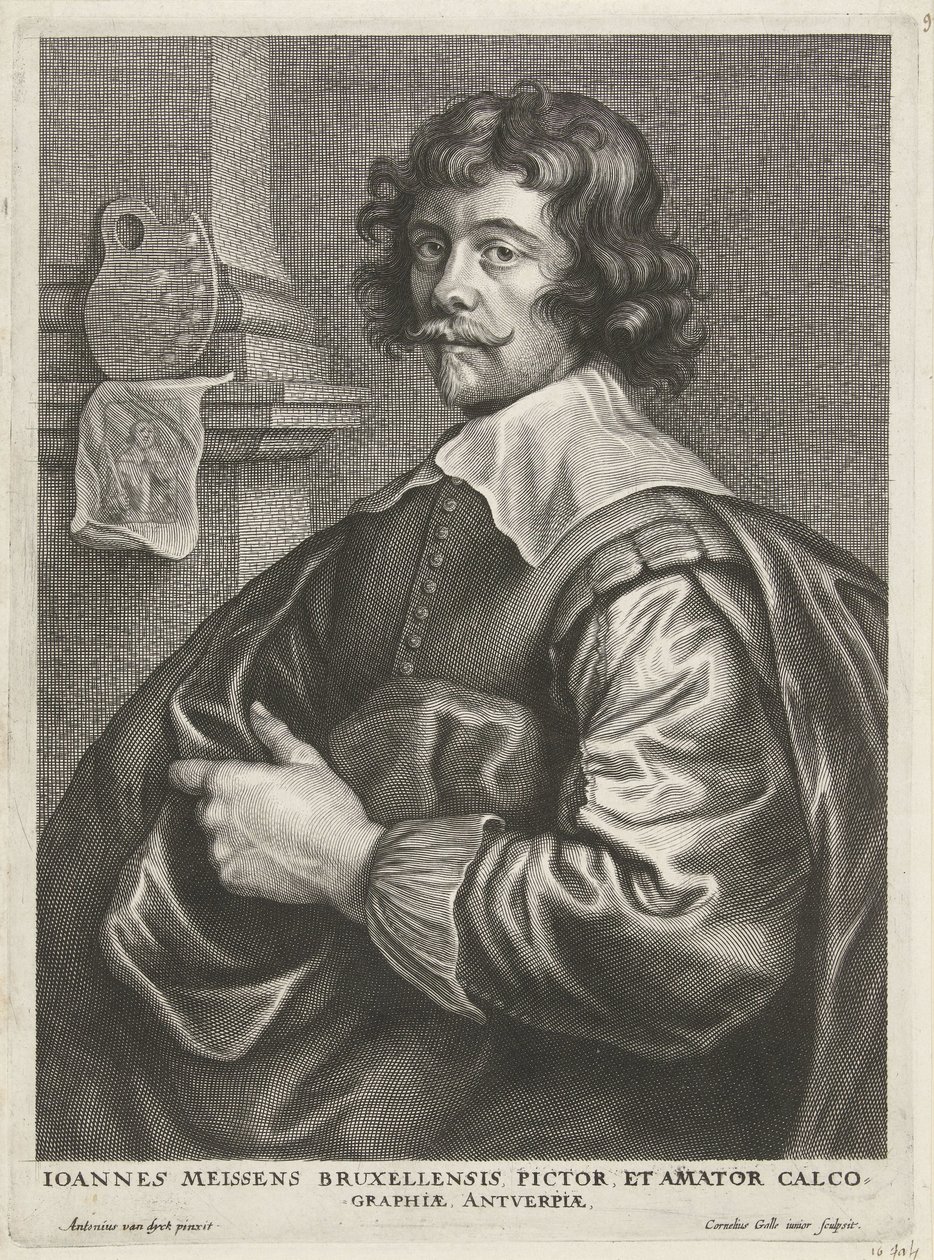 Portrett av Joannes Meyssens av Cornelis Galle (II)