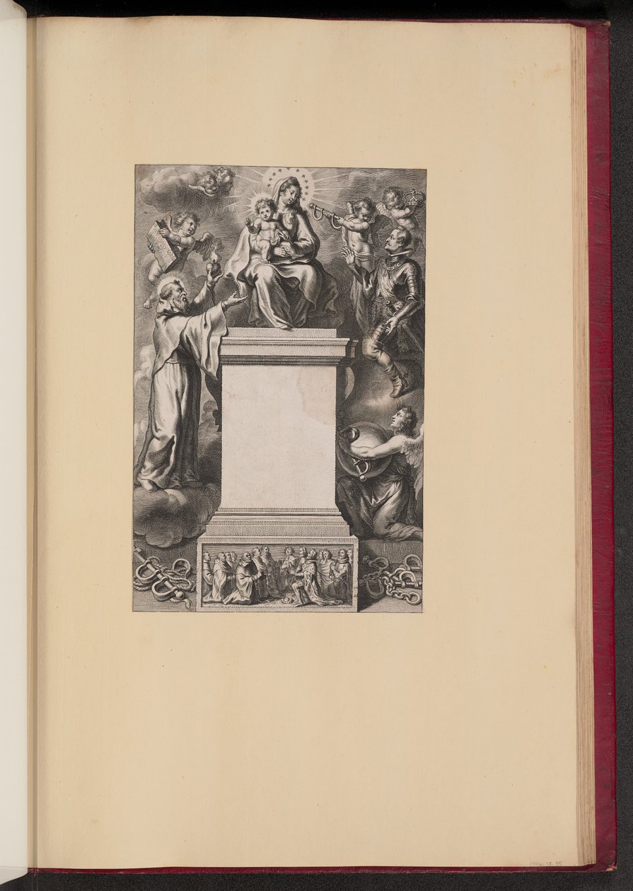 Tittelside for B. Of The Rivers, Of Hierarchy Mariana Free Sex av Cornelis Galle II after Erasmus Quellinus II after Sir Peter Paul Rubens