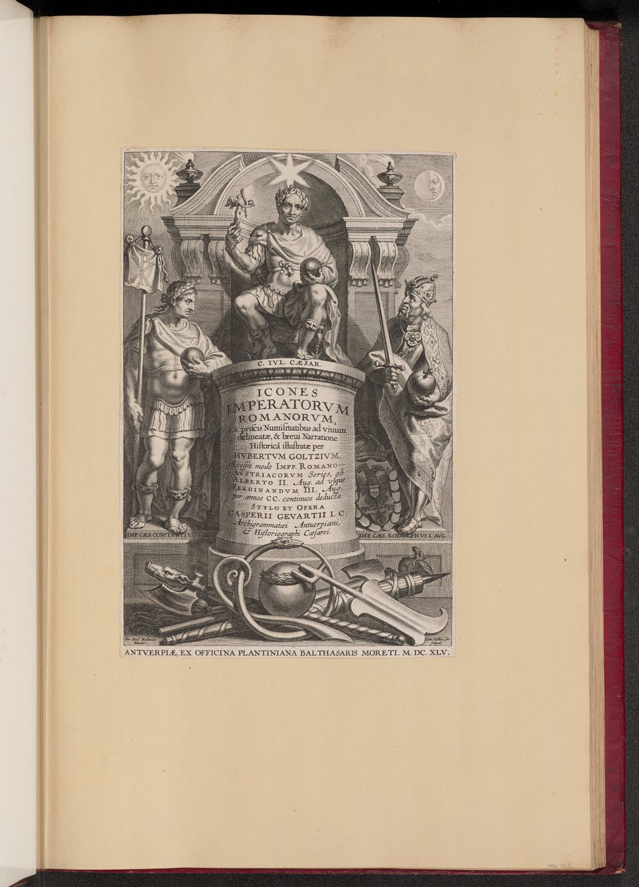 Tittelside for Hubert Goltzius