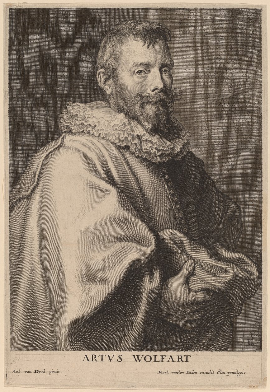 Arthur Wolfart av Cornelis Galle I after Sir Anthony van Dyck