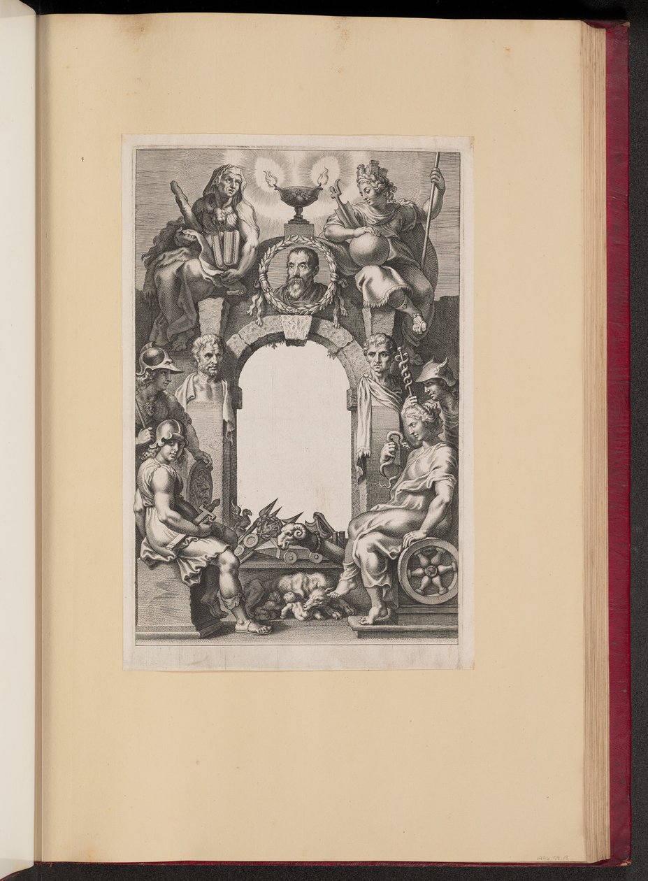 Tittelside for Justus Lipsius, Opera Omnia, I av Cornelis Galle I after Sir Peter Paul Rubens