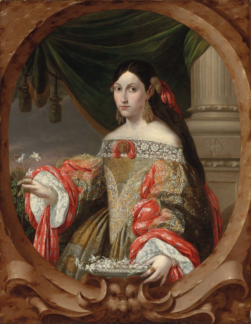 Portrett av en dame, 1682 av Cornelis III Schut
