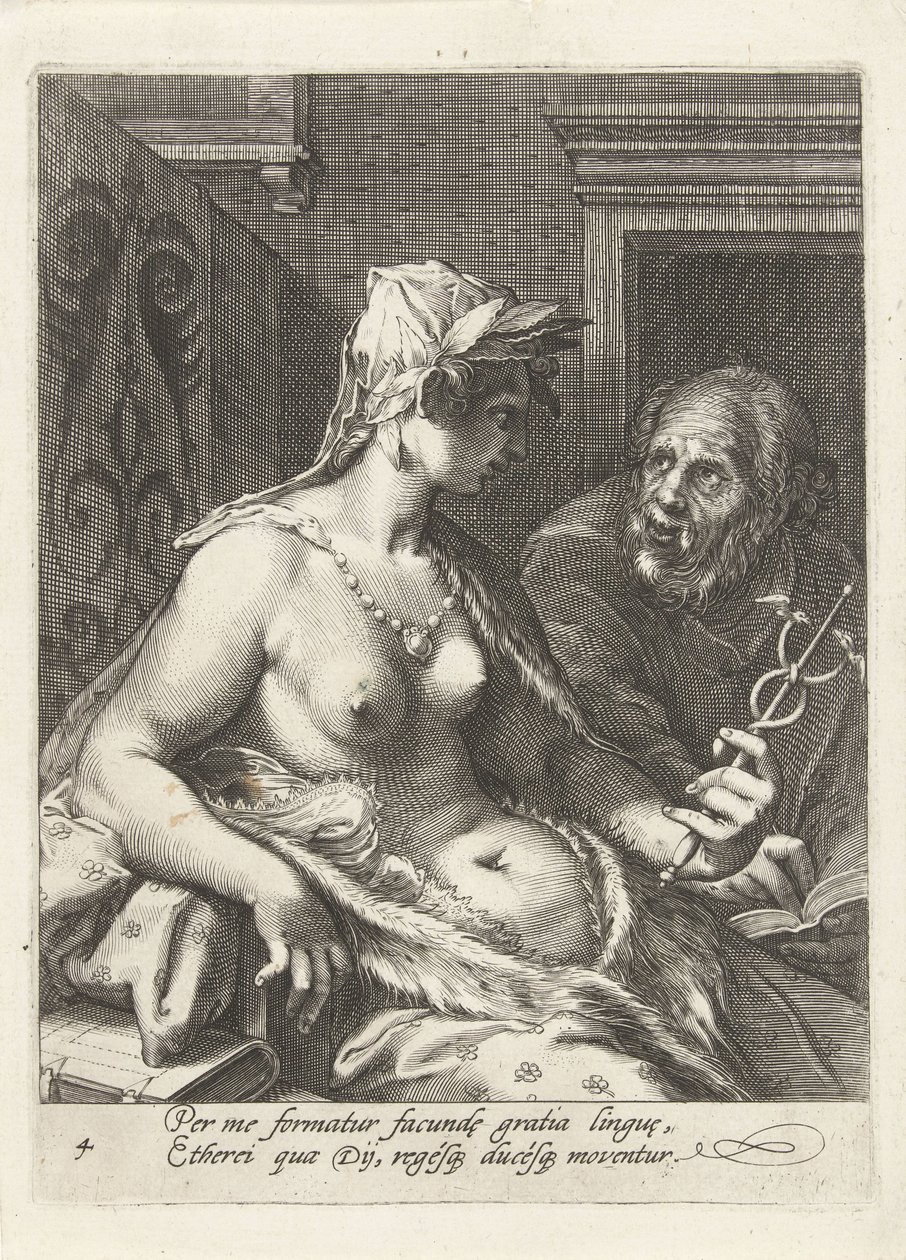 Retorisk The Seven Liberal Arts (serietittel) av Cornelis Jacobsz. Drebbel