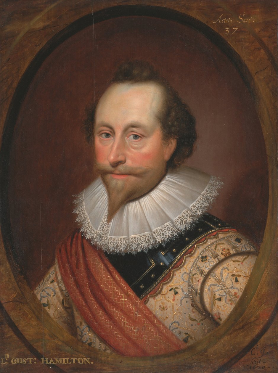 Portrett av Sir Alexander Temple, 1620 av Cornelis Janssens van Ceulen