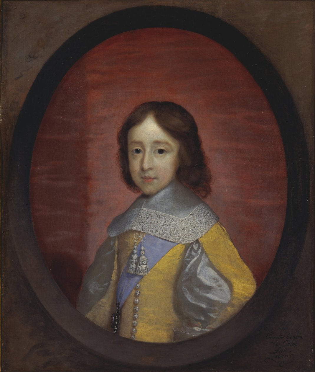 William III, prins av Oransje 1650-1702, som barn, 1657 av Cornelis Janssens van Ceulen