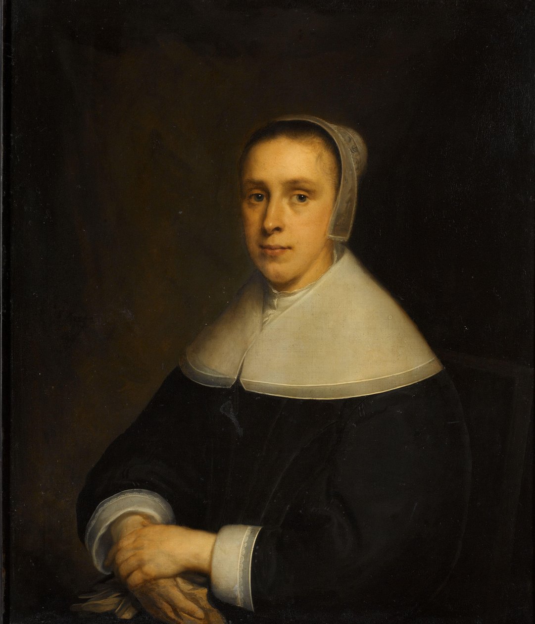 Portrett av Elisabeth Vervoorn (1617-57) Portrett av Elisabeth Vervoorn (1617-73), kone til Johan van Someren av Cornelis Jonson van Ceulen (I)