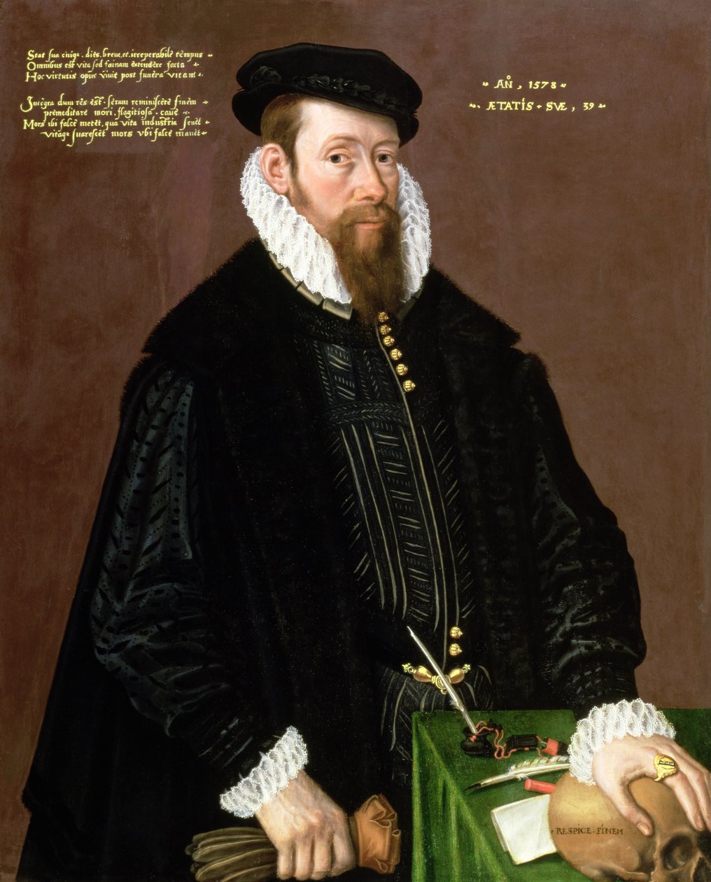 Portrett av Thomas Pead, 1578 av Cornelis Ketel