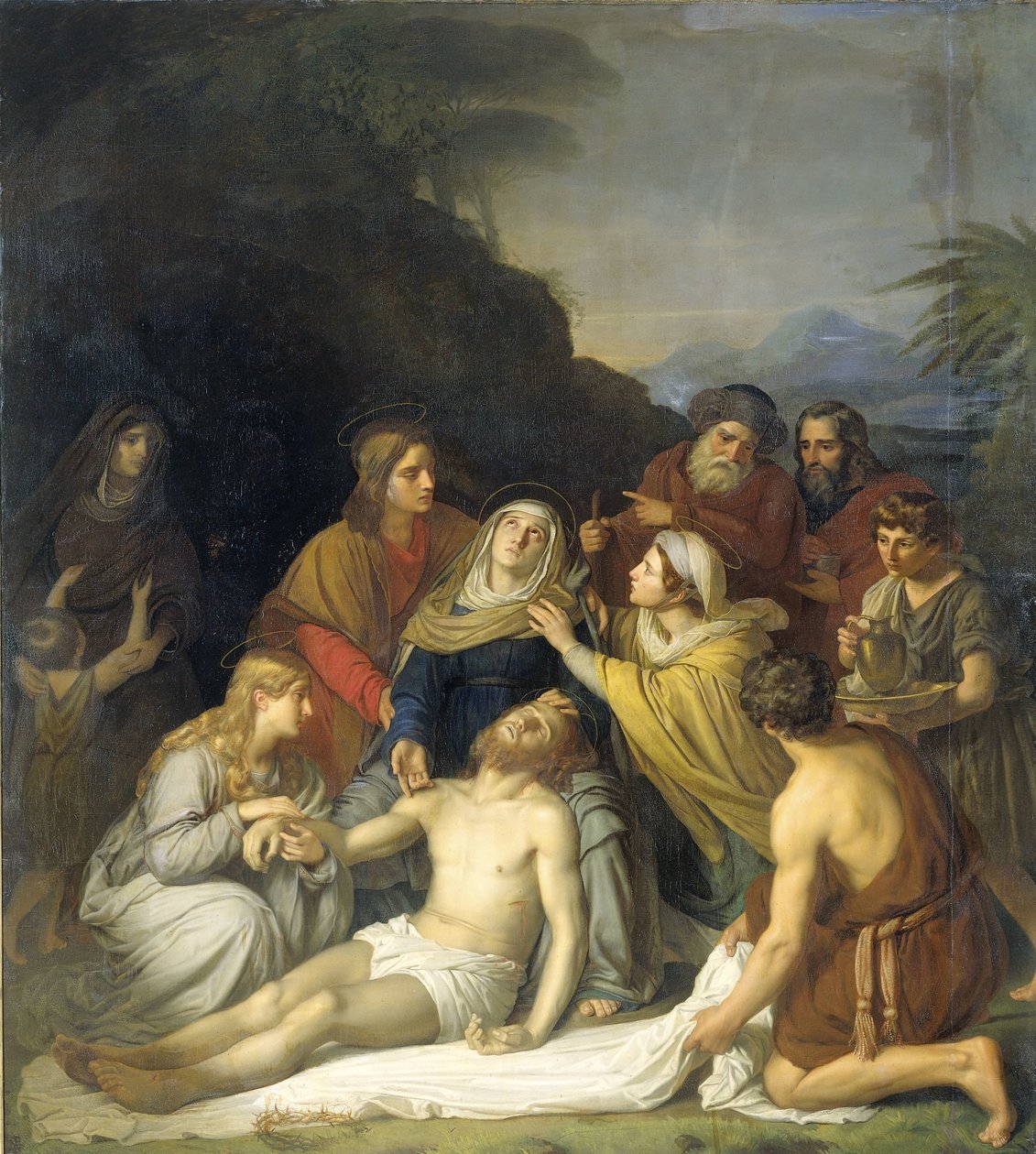 Gravleggingen av Cornelis Kruseman