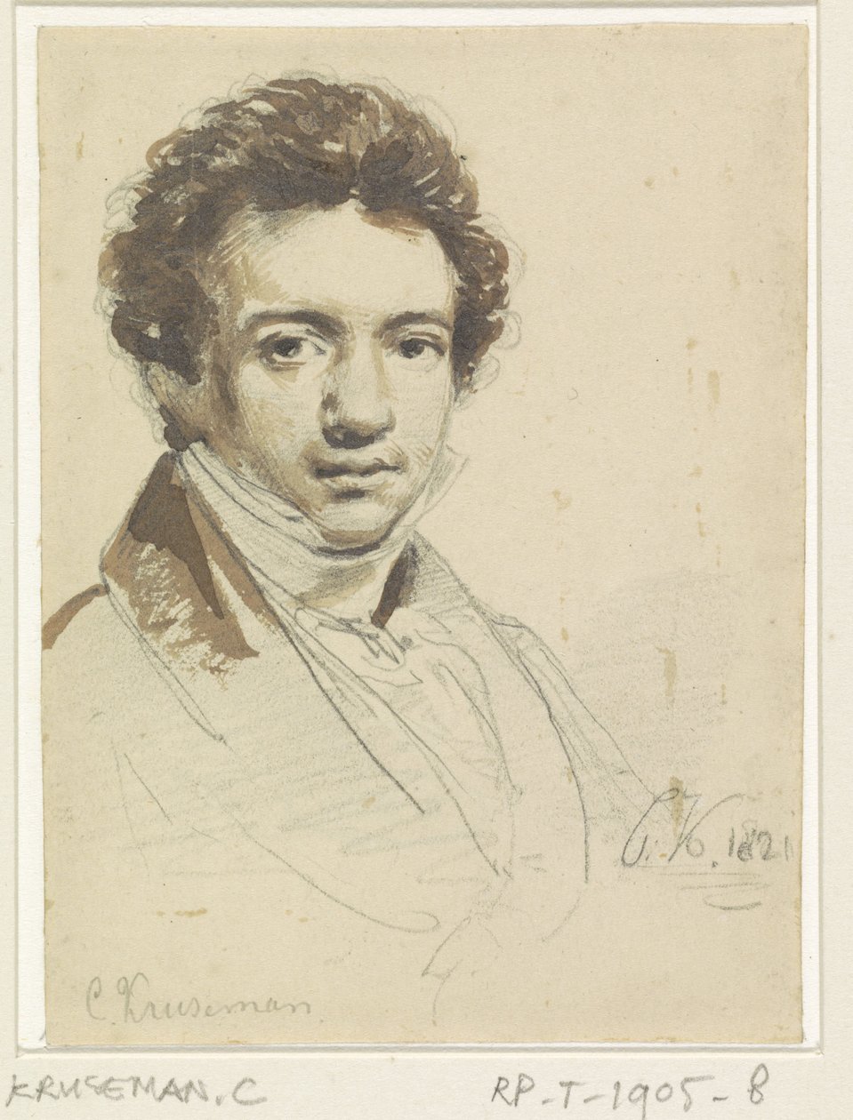 Selvportrett av Cornelis Kruseman