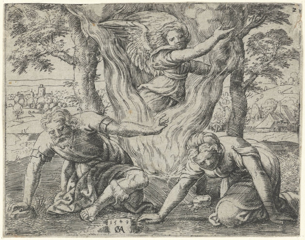 Offer av Manoach History of Samson (serietittel) av Cornelis Massijs