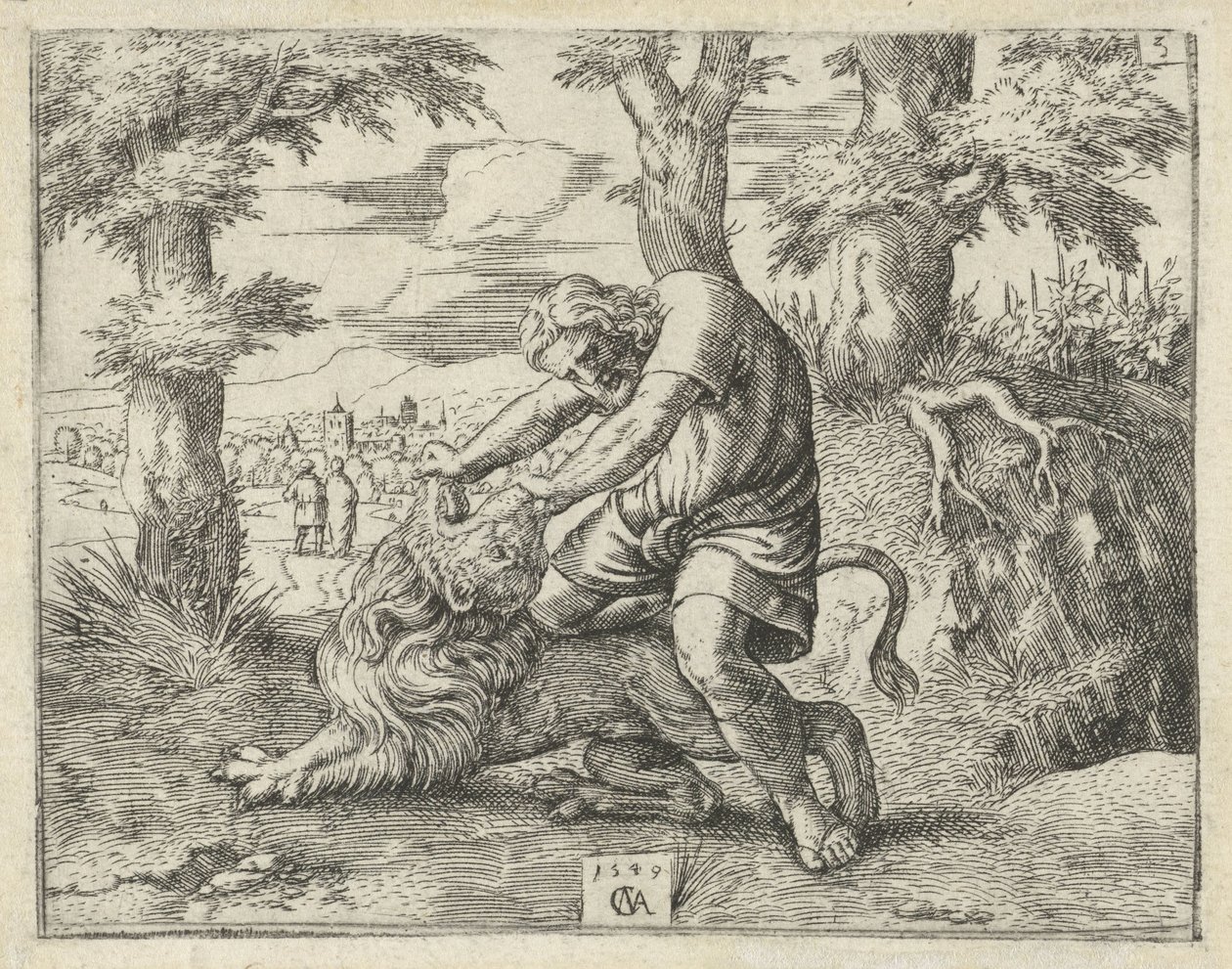 Samson dreper løven History of Samson (serietittel) av Cornelis Massijs