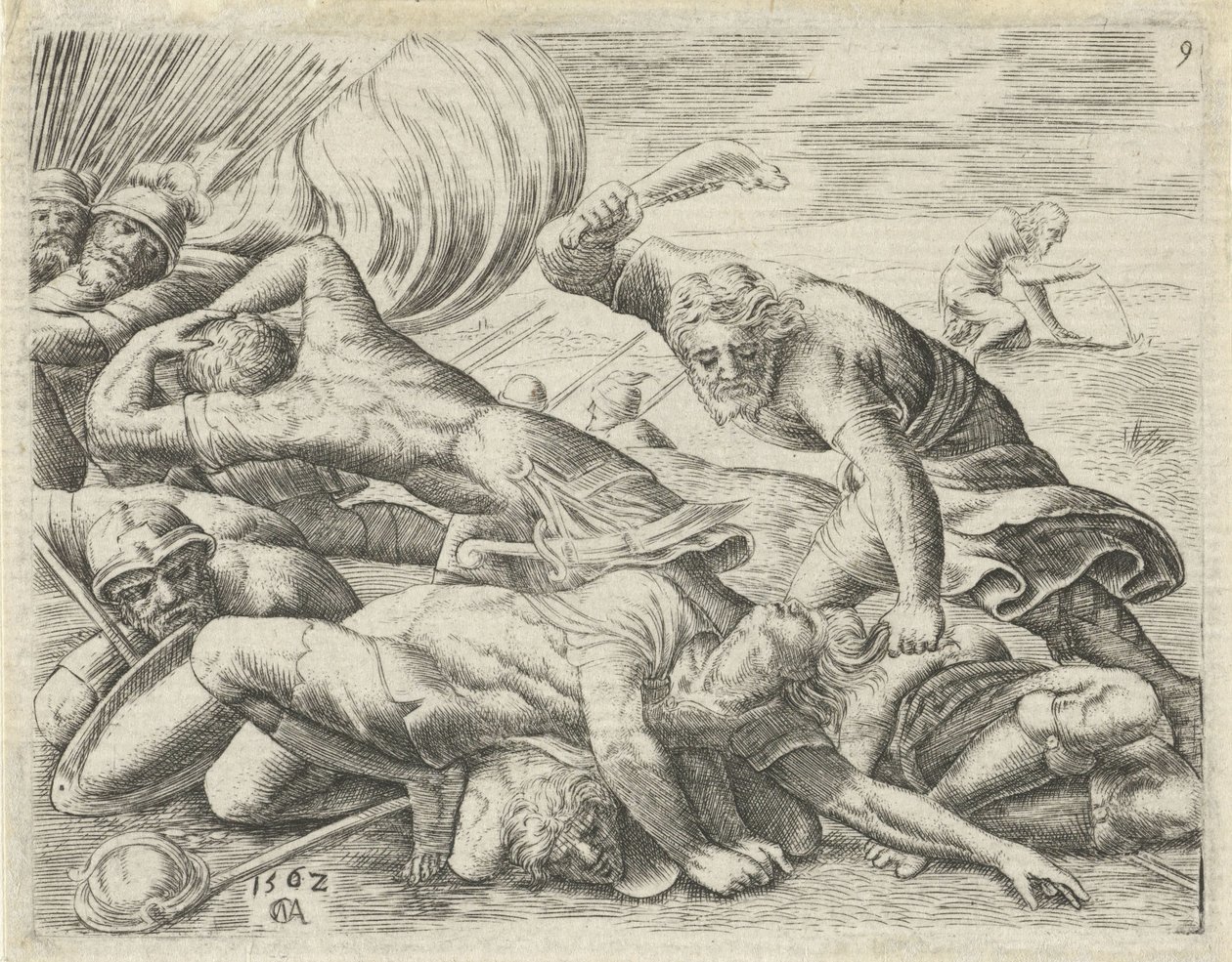 Samson beseirer filistrene med en eselkjeve History of Samson (serietittel) av Cornelis Massijs