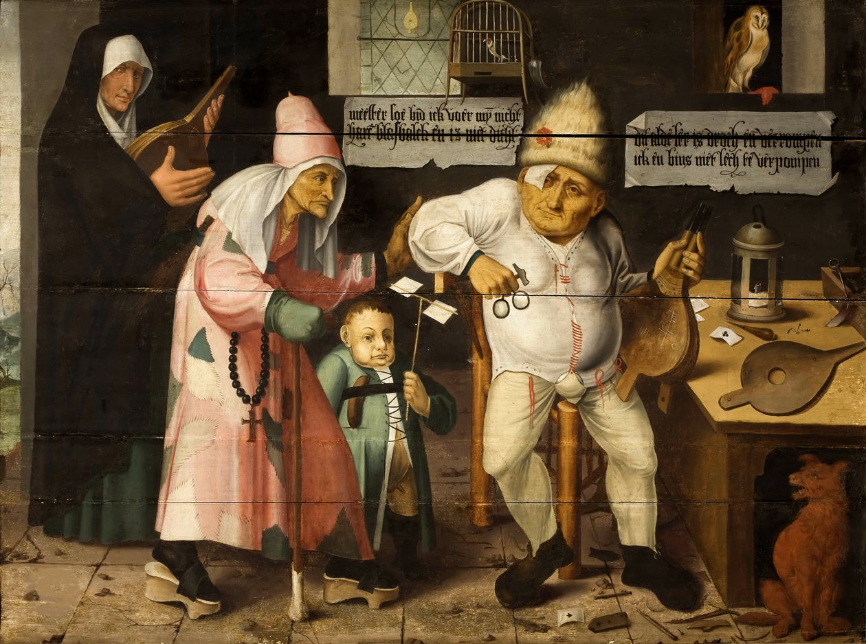 Belgmender Etter Hieronymus Bosch, ca. 1550. av Cornelis Massys