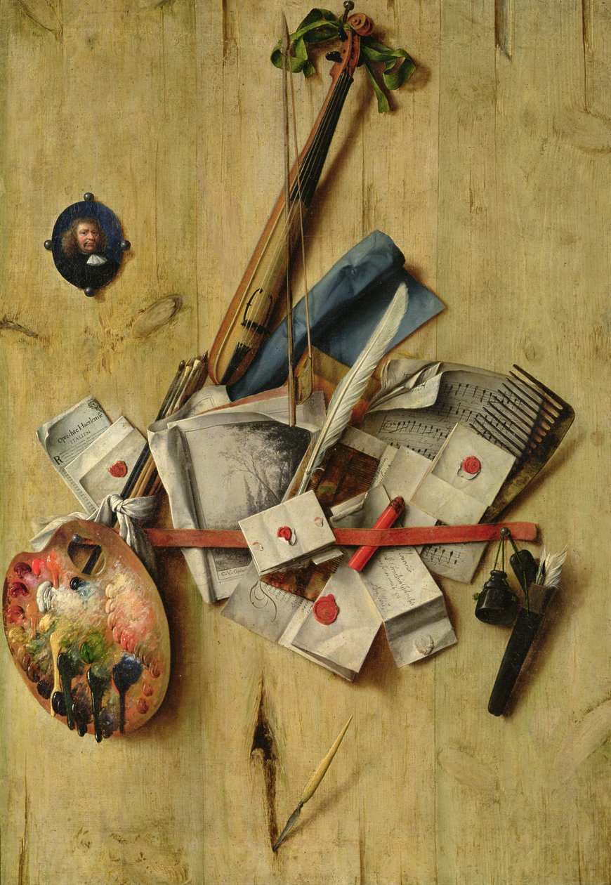 Stilleben, 1675 av Cornelis Norbertus Gysbrechts