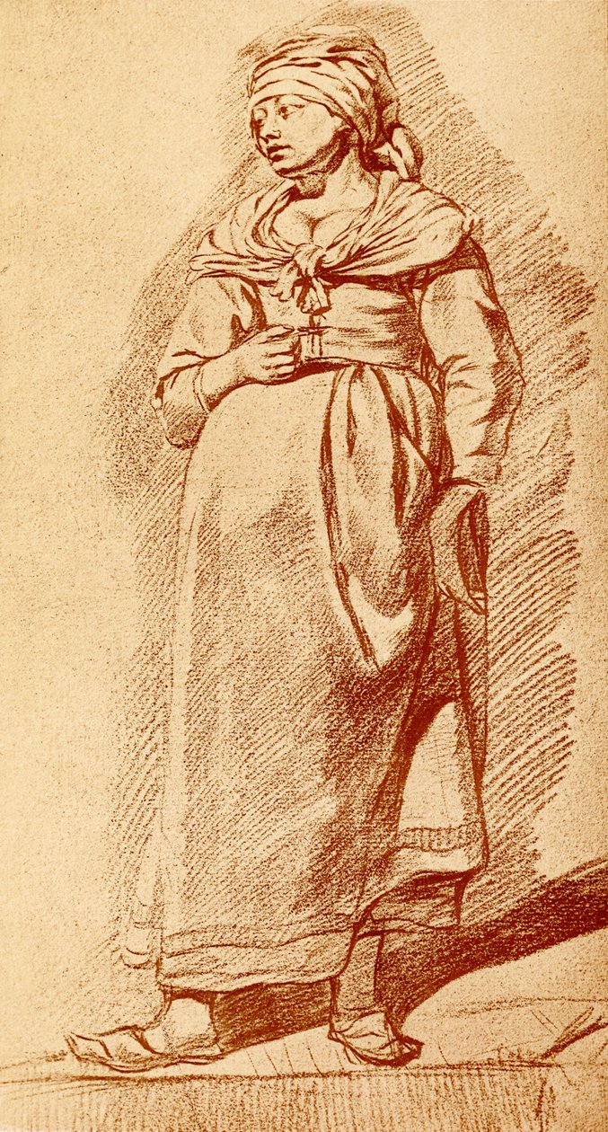 Studie på en nederlandsk bonde av Cornelis Pietersz Bega