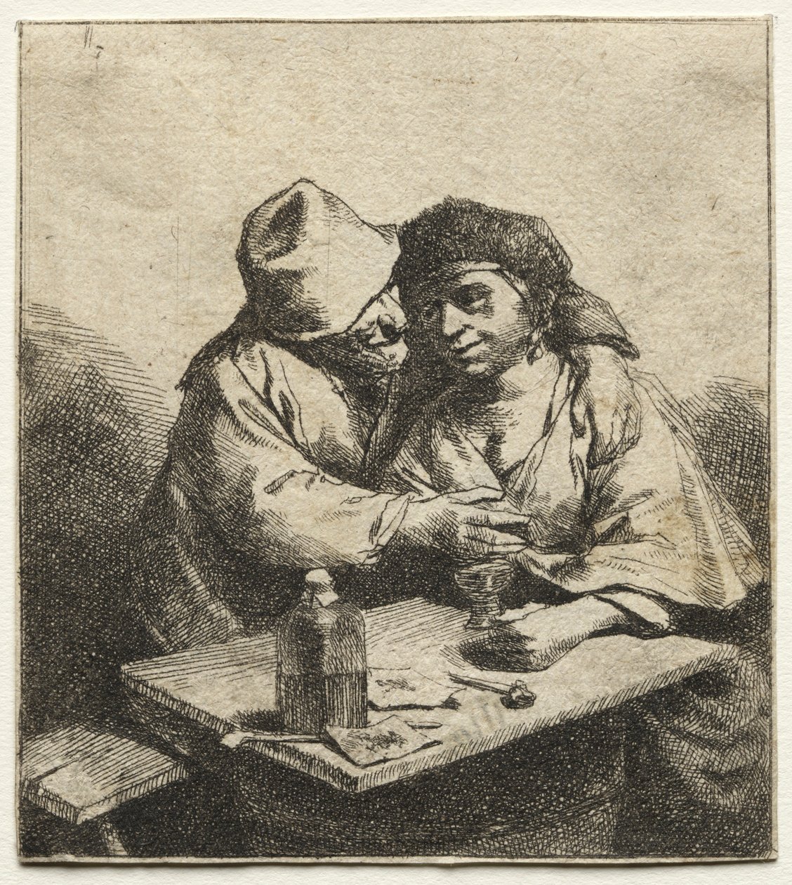 The Amorous Couple, midten av 1600-tallet. av Cornelis Pietersz Bega