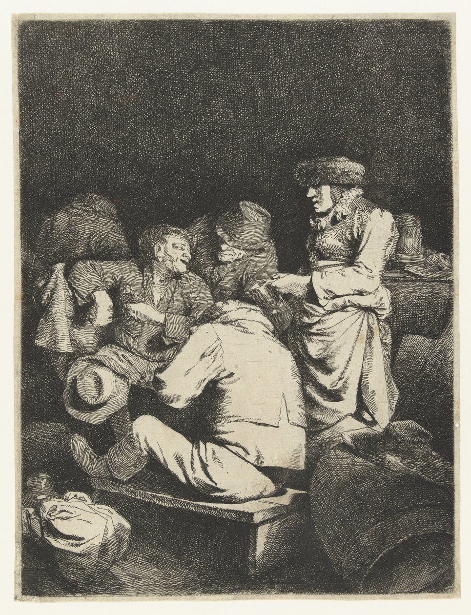 Vertinne og selskap i gjestgiveri av Cornelis Pietersz. Bega