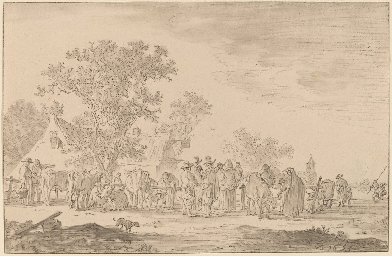 Storfemarked, 1767. av Cornelis Ploos van Amstel