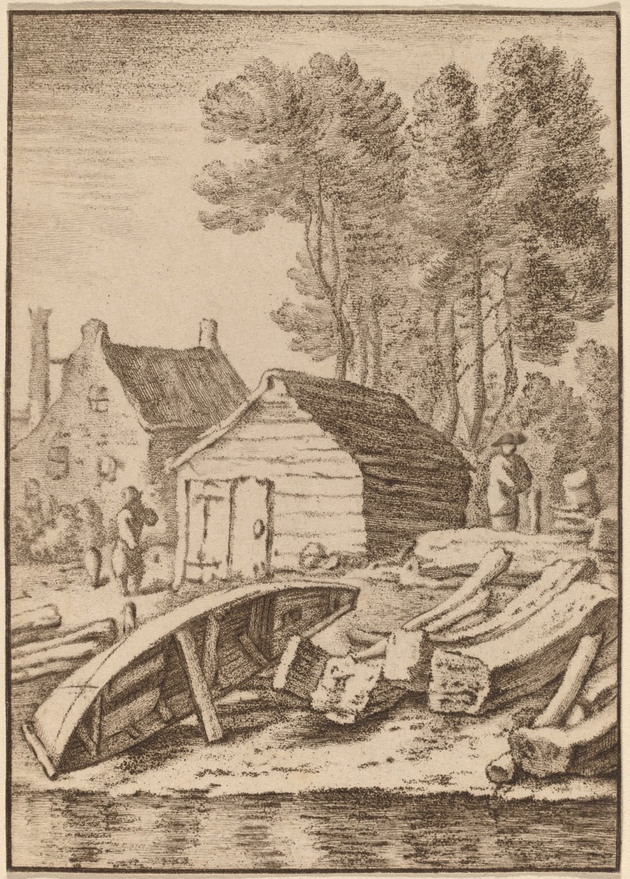 Verft, 1761, utgitt 1765. av Cornelis Ploos van Amstel