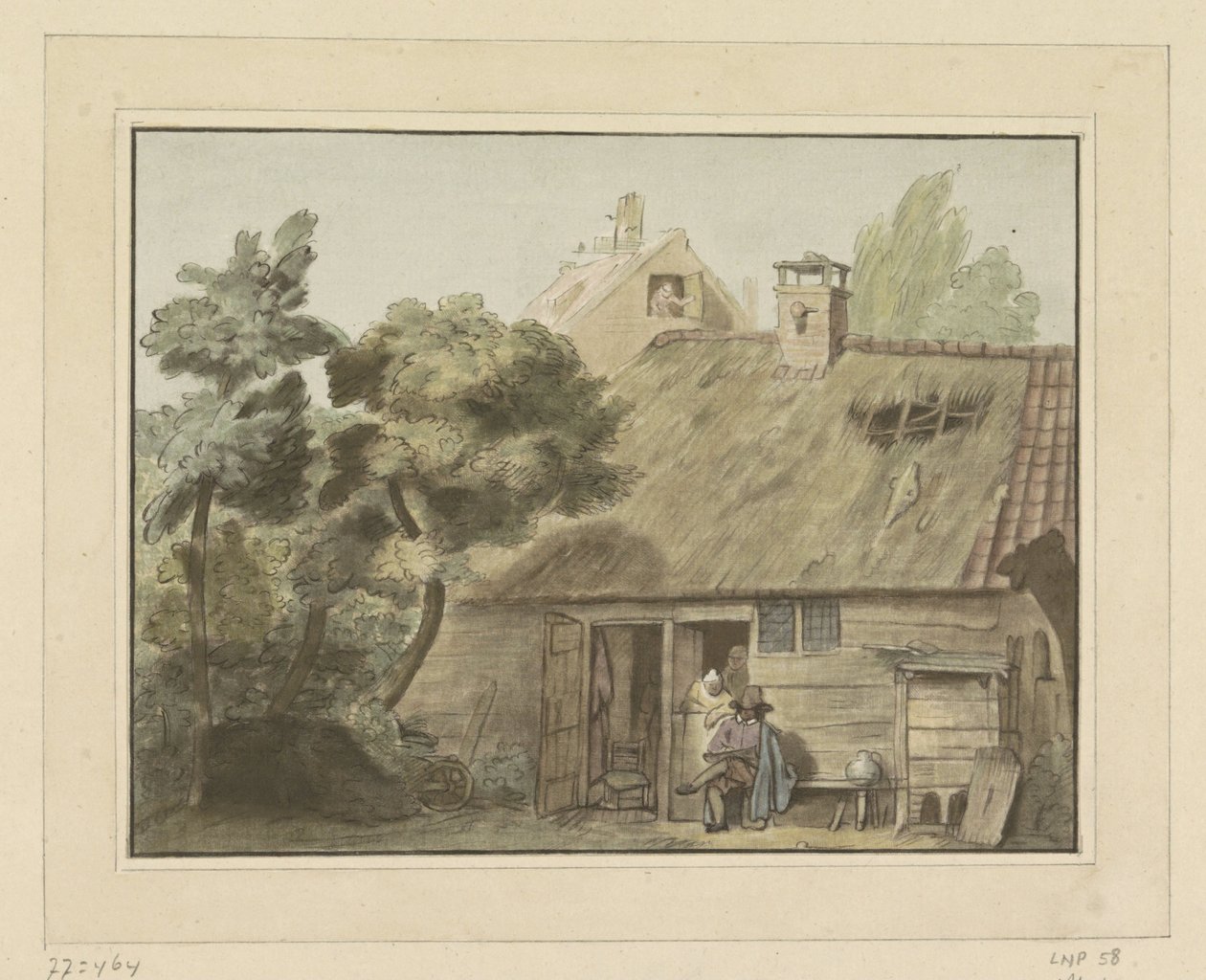 Tegner for gård av Cornelis Ploos van Amstel
