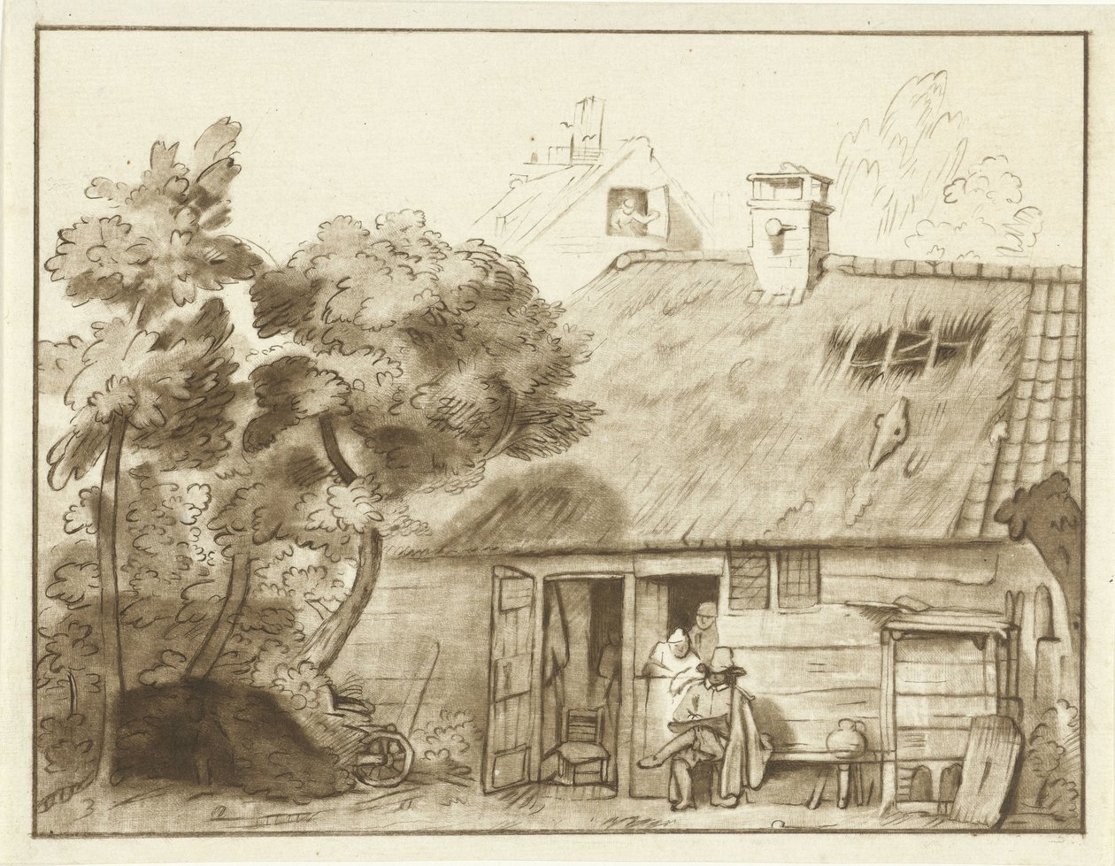 Tegner for gård av Cornelis Ploos van Amstel