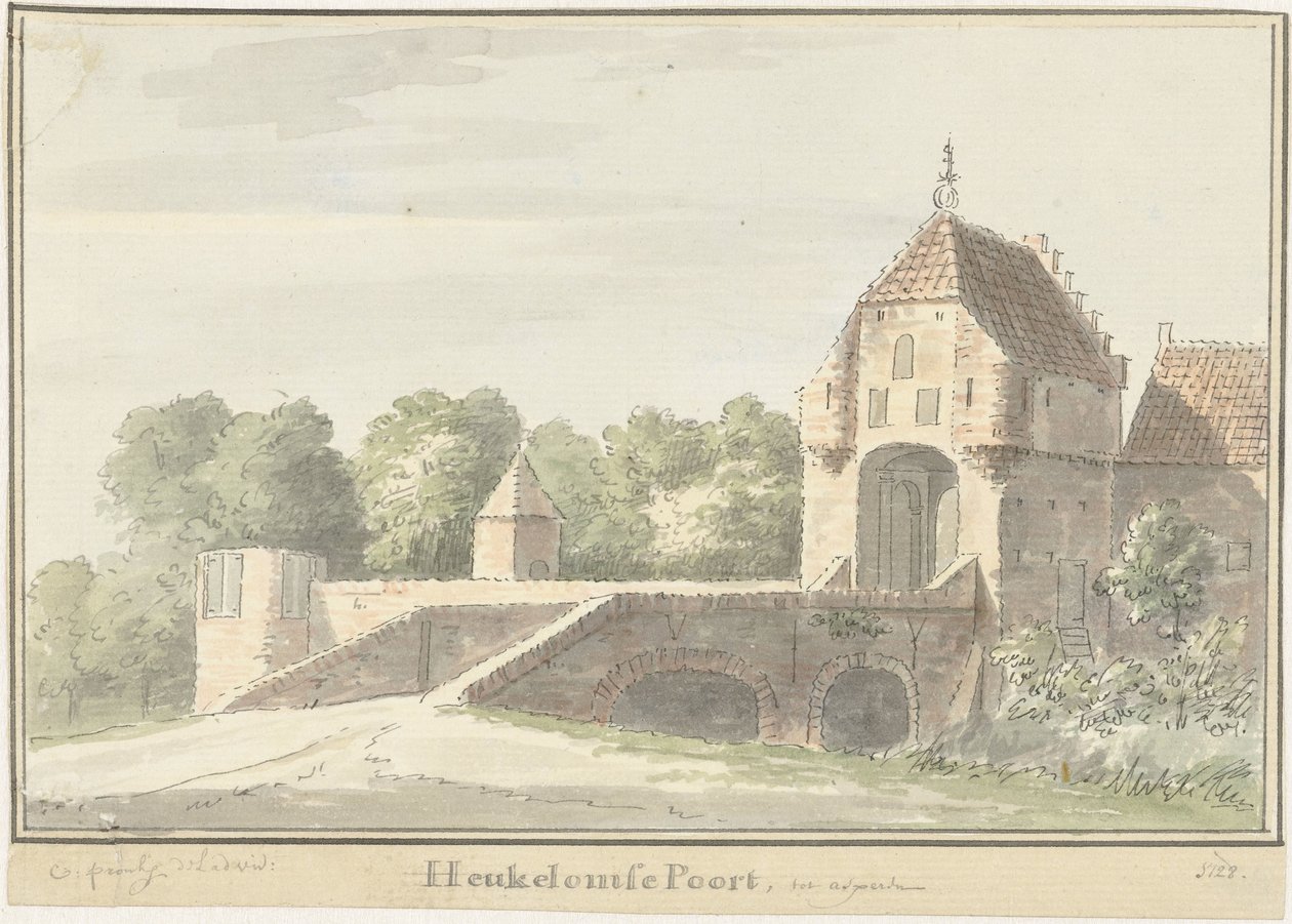 Heukelom-porten i Asperen av Cornelis Pronk