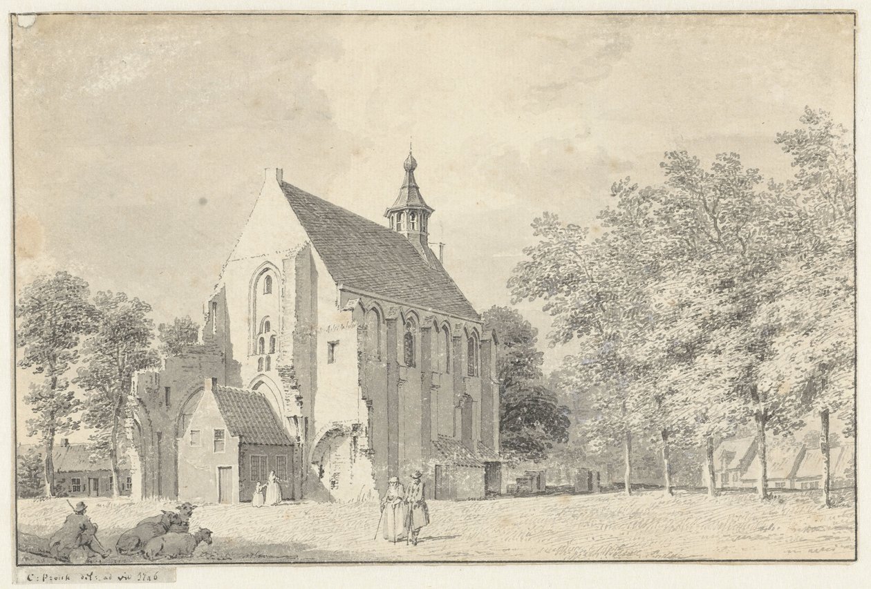 Kirken i West-Souburg av Cornelis Pronk