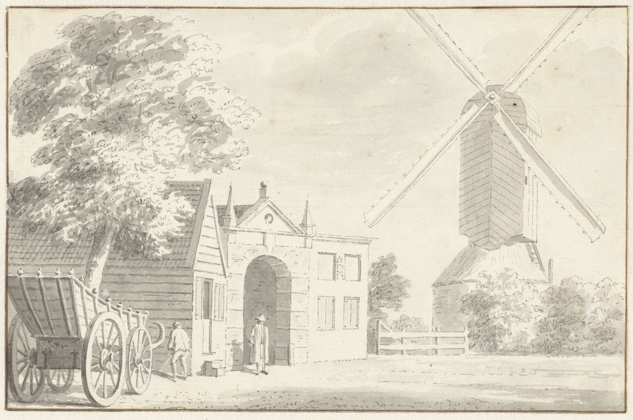 Noordeinderporten i Monnickendam av Cornelis Pronk