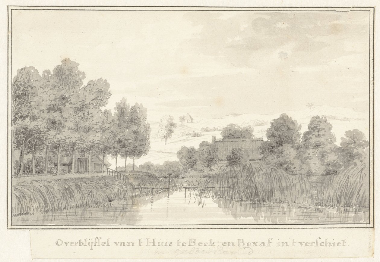 Rester av Huis ter Beek av Cornelis Pronk