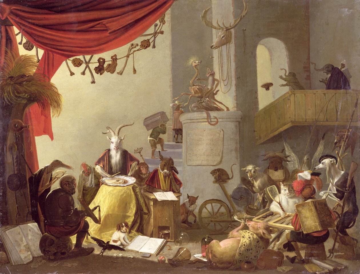 På Diablerie av Cornelis Saftleven