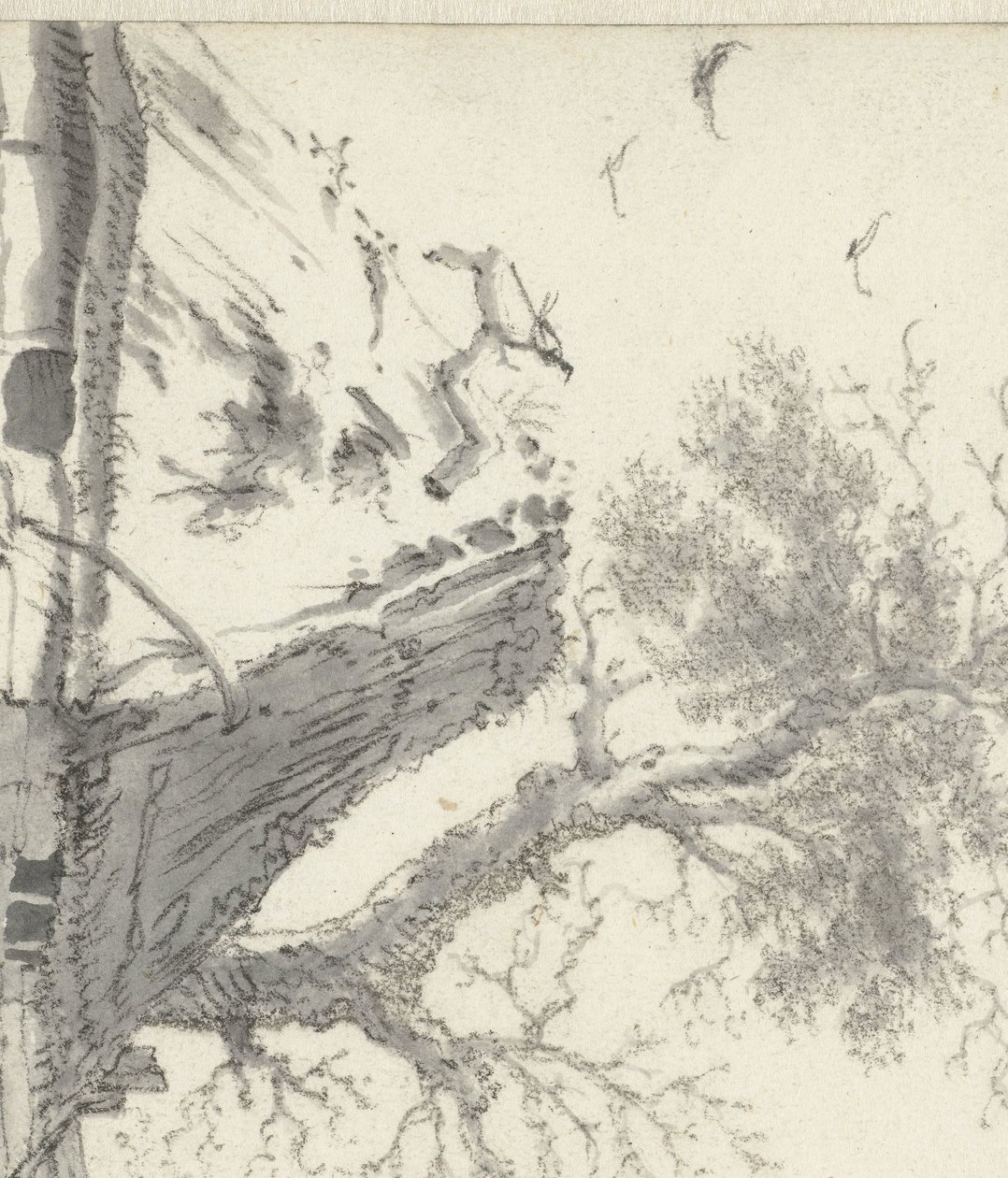 Våningshus ved vannet av Cornelis Saftleven