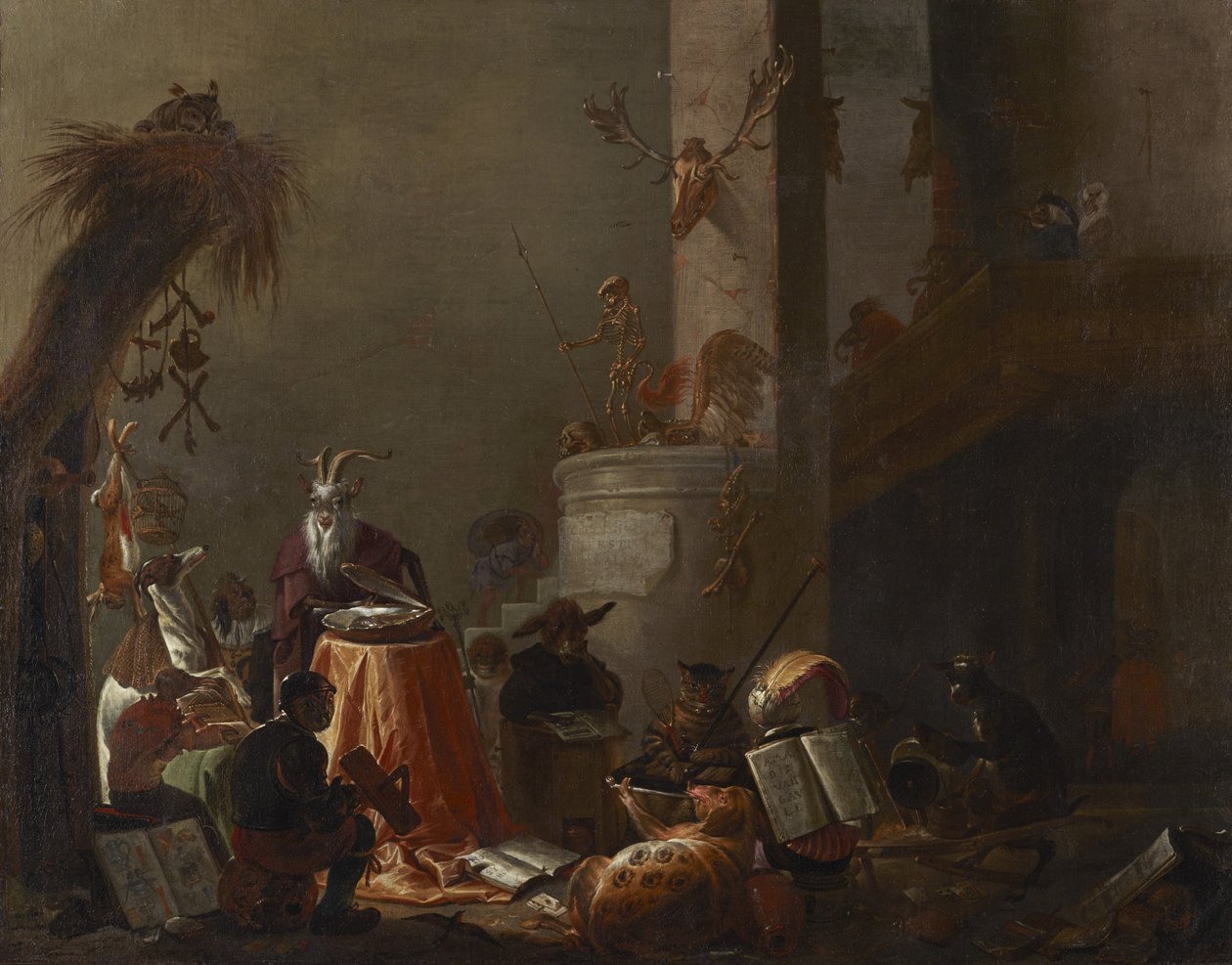 College of Animals av Cornelis Saftleven