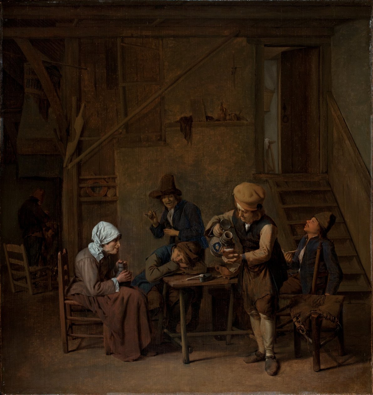 Bønder i et indre av Cornelis Schaeck