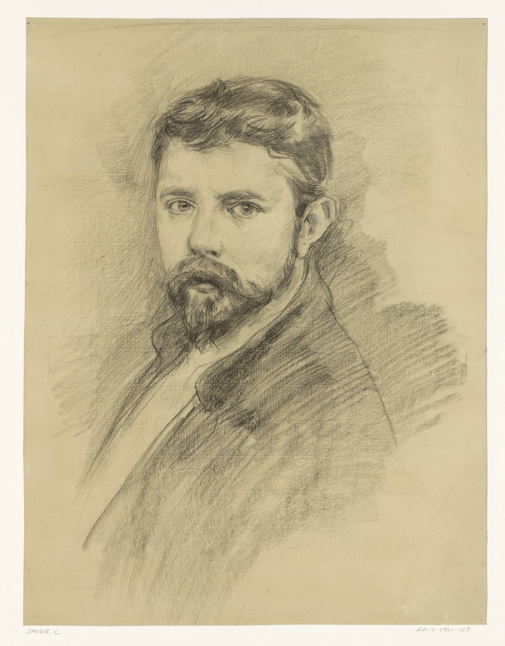 Selvportrett av Cornelis Spoor