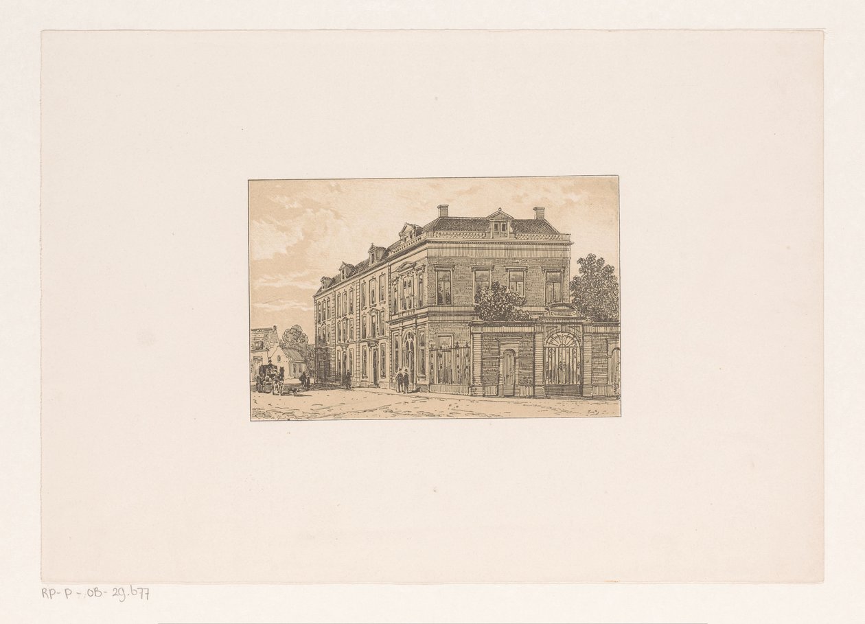 Husblokk fra det attende århundre av Cornelis Springer (possibly)