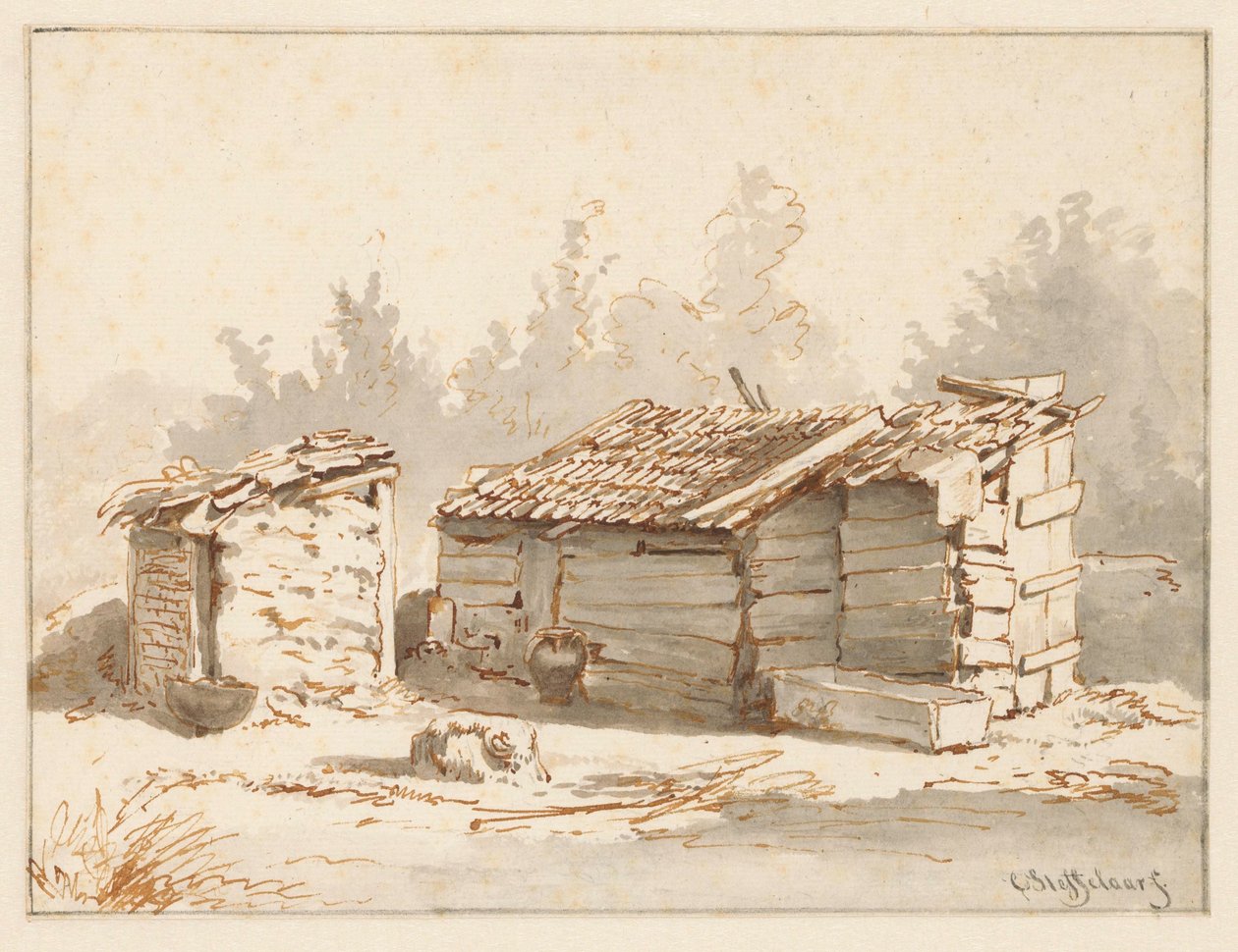 To binger for husdyr av Cornelis Steffelaar