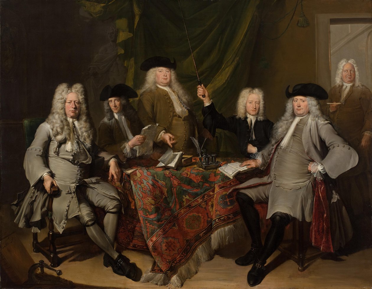 Inspektørene ved Collegium Medicum av Cornelis Troost