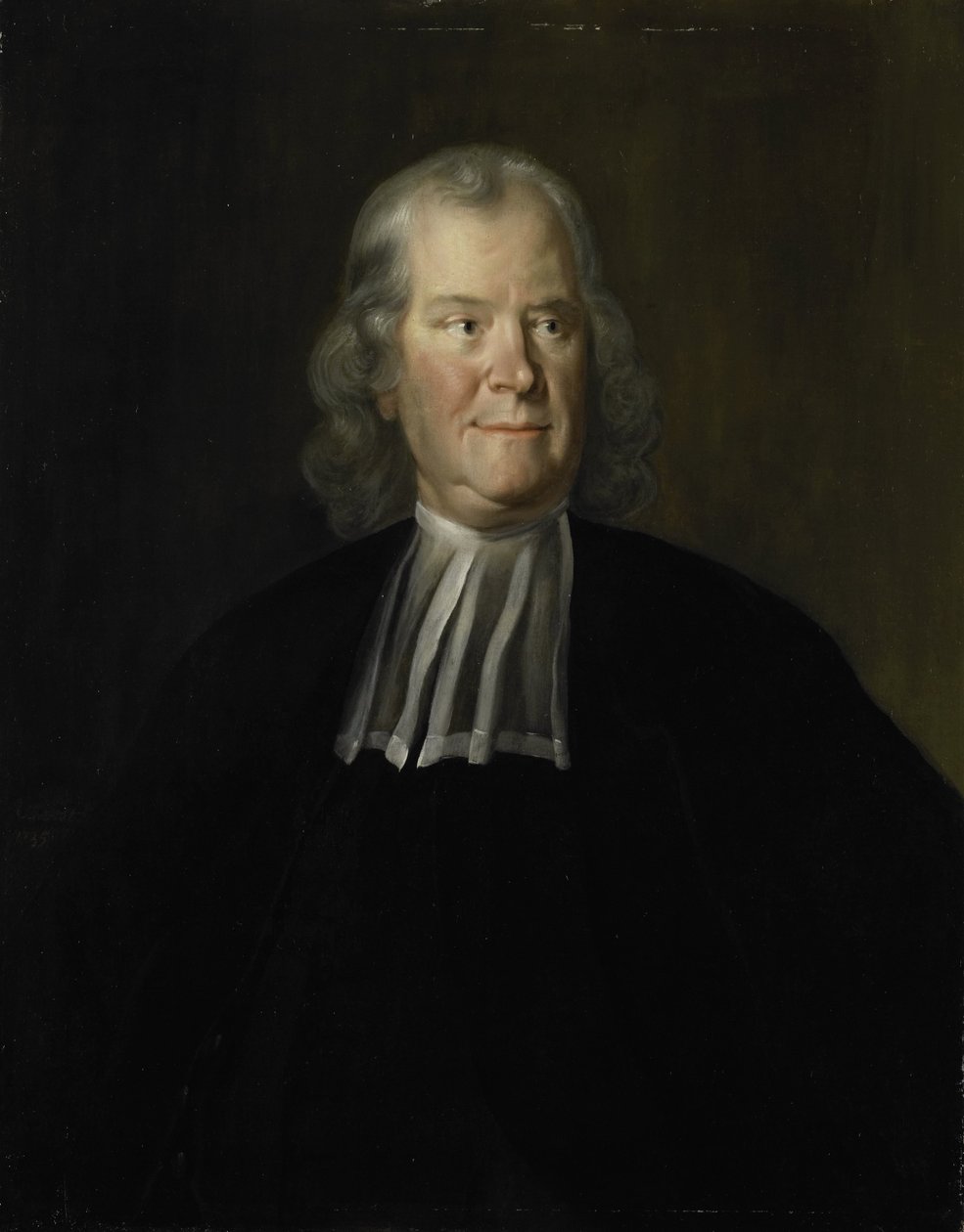 Portrett av legen Herman Boerhaave, professor ved Universitetet i Leiden av Cornelis Troost
