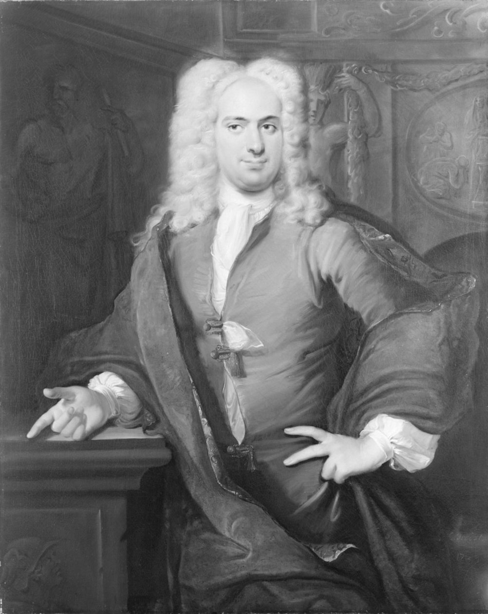 Portrett av en mann av Cornelis Troost