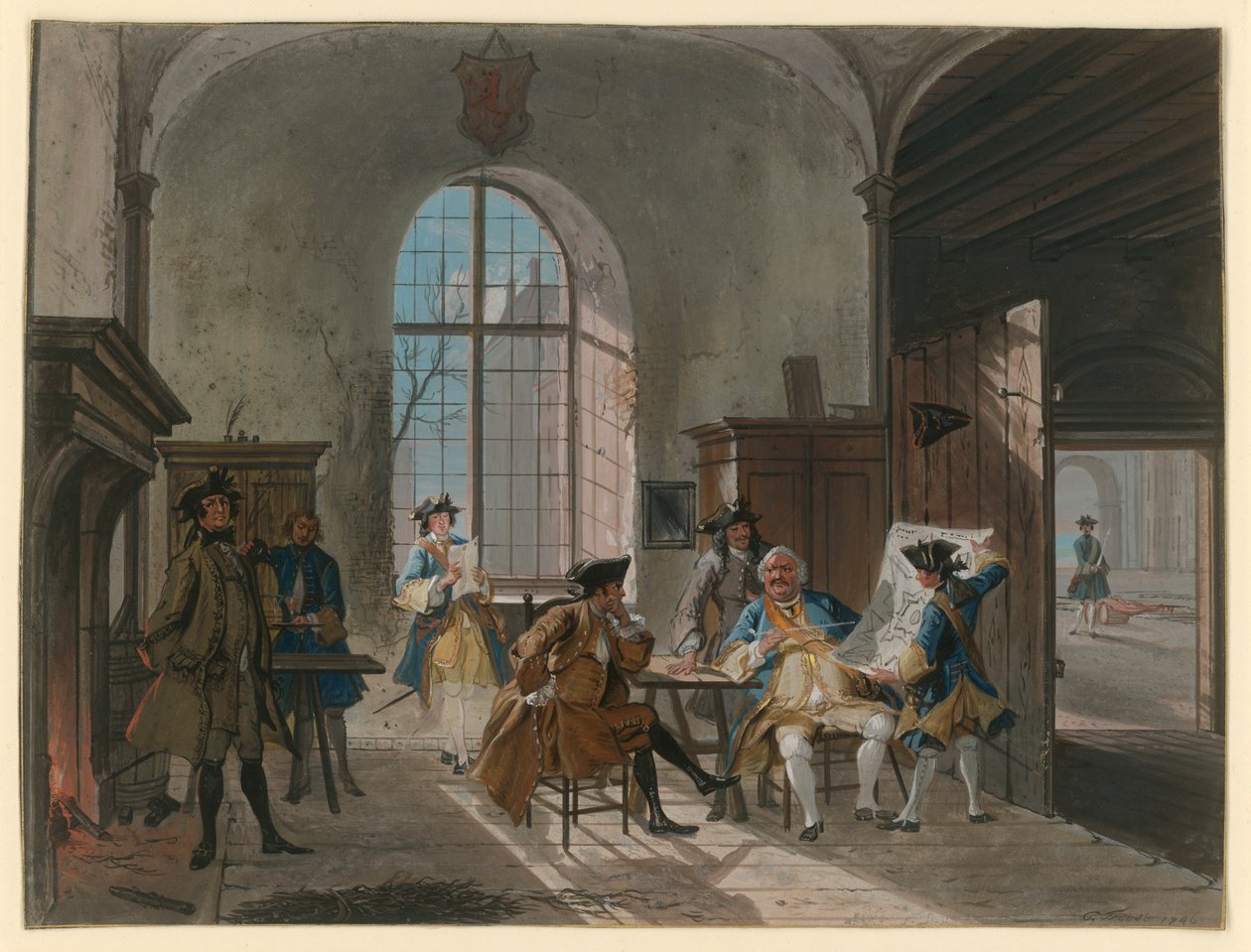 Vaktrom av Cornelis Troost