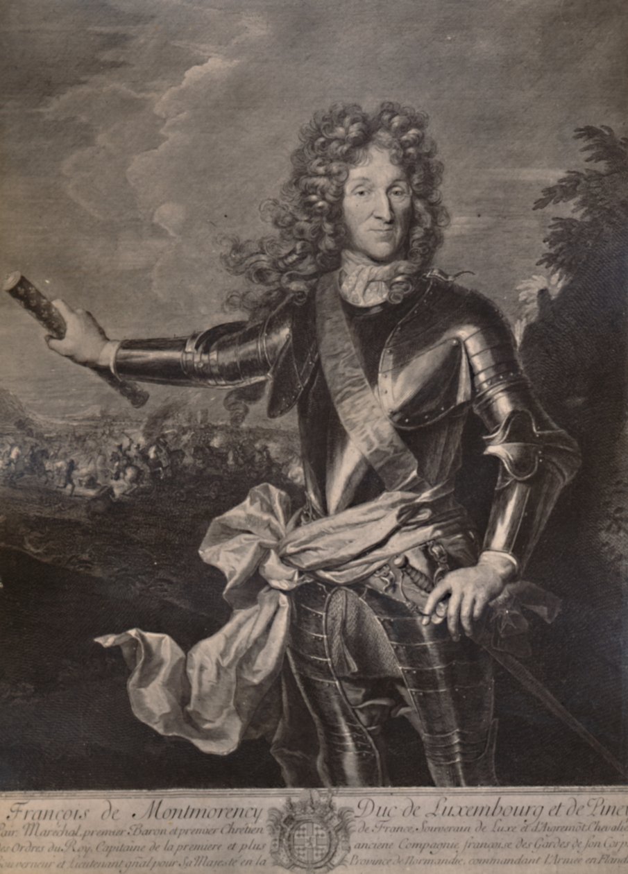 Francois Henri de Montmorency-Boutteville, hertug av Luxembourg, fransk general, c1600-tallet 1894 av Cornelis Vermeulen