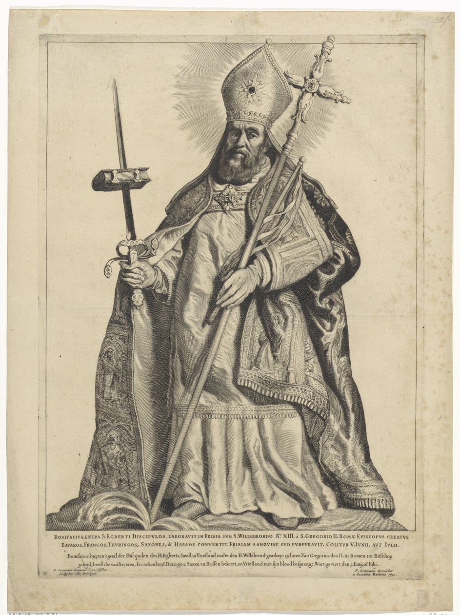 H. Bonifatius Dutch Saints (serietittel) av Cornelis Visscher (II)