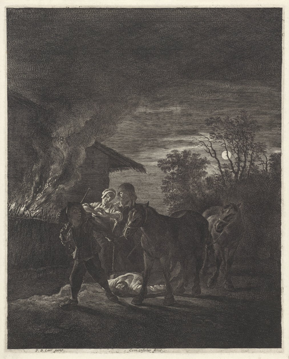 hestetyveri av Cornelis Visscher (II)