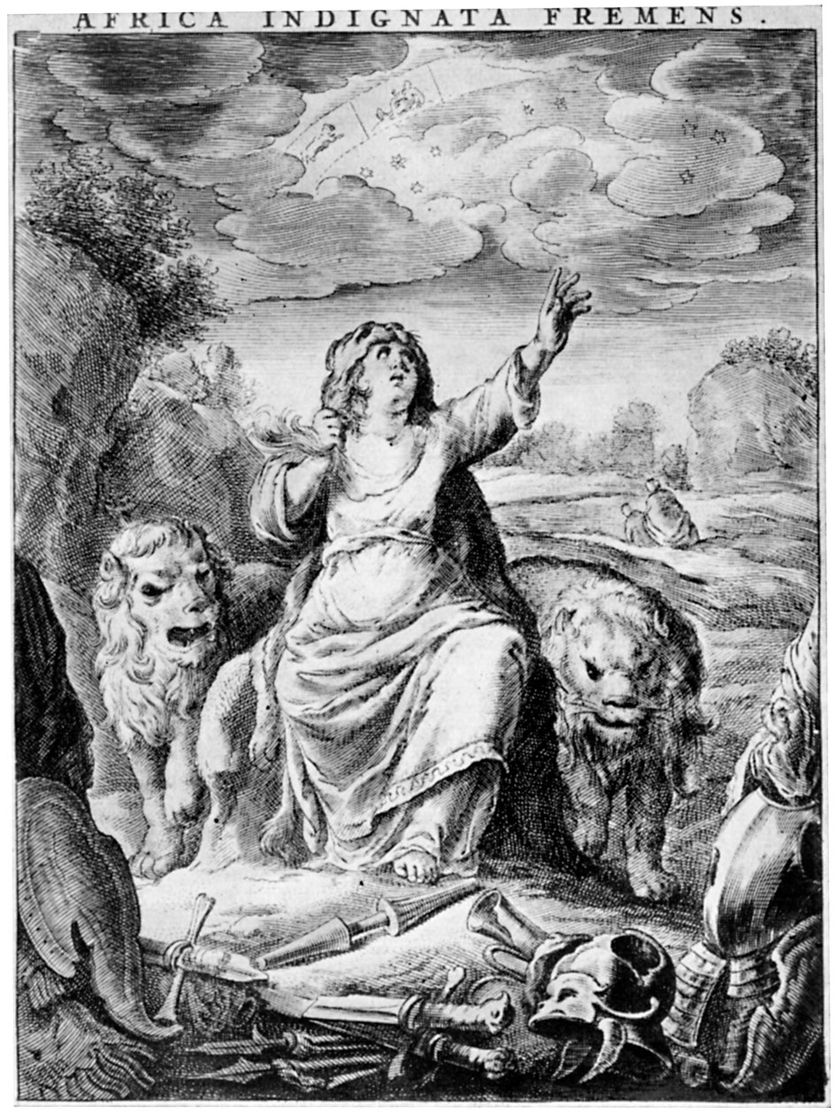 Allegorisk syn på Afrika, tidlig på 1600-tallet 1926. av Cornelis Visscher