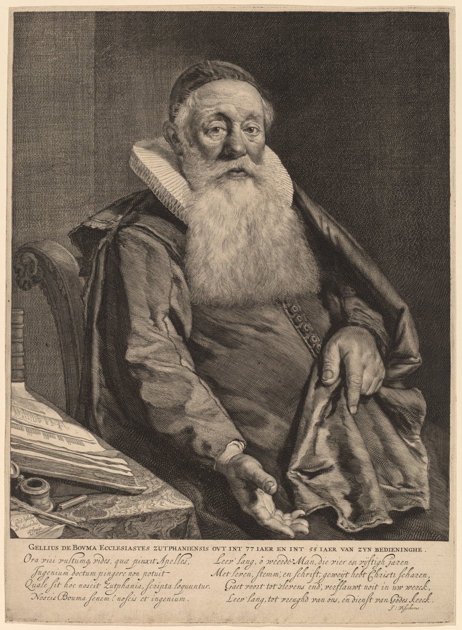Gellius de Bouma av Cornelis Visscher