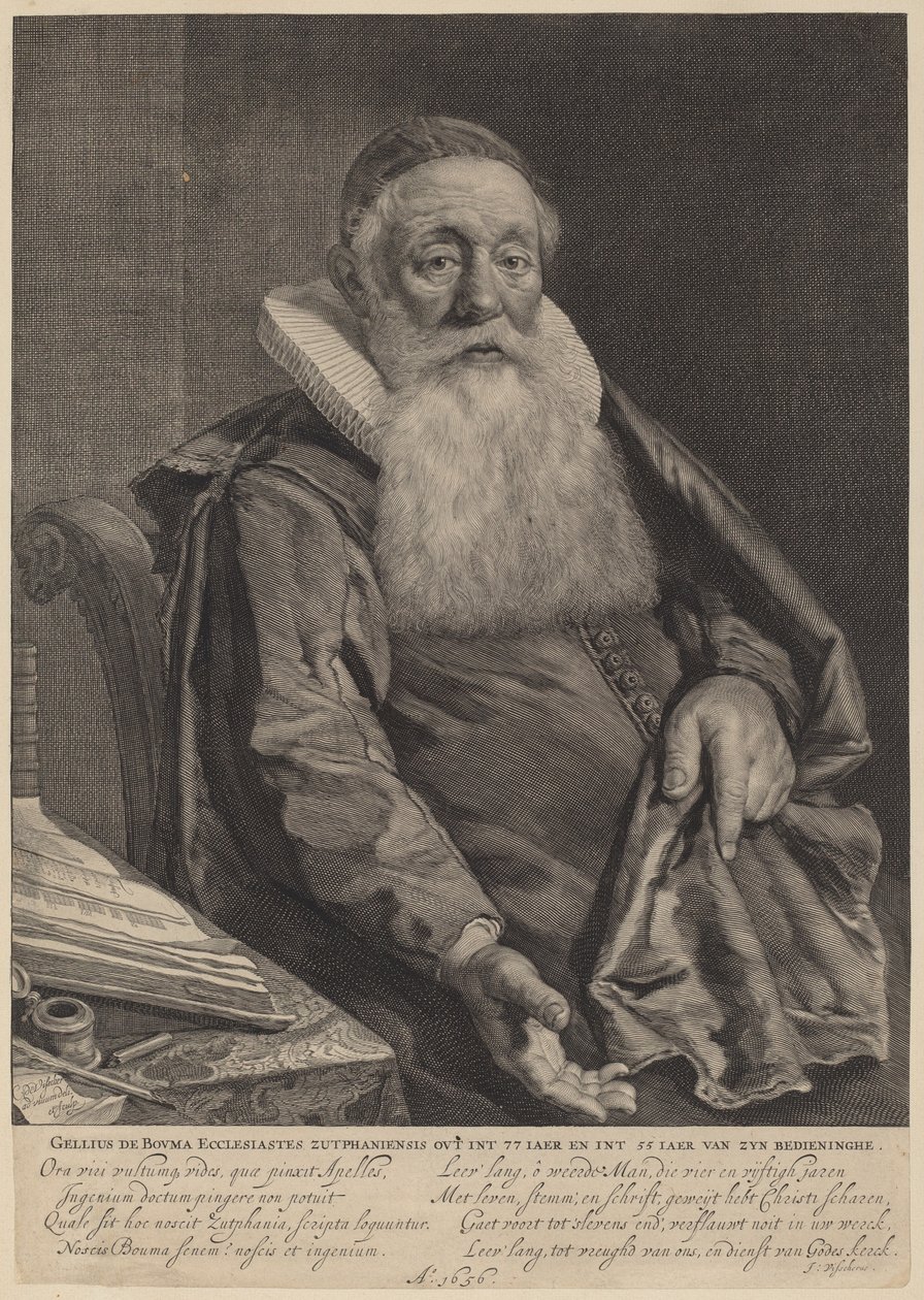 Gellius de Bouma av Cornelis Visscher