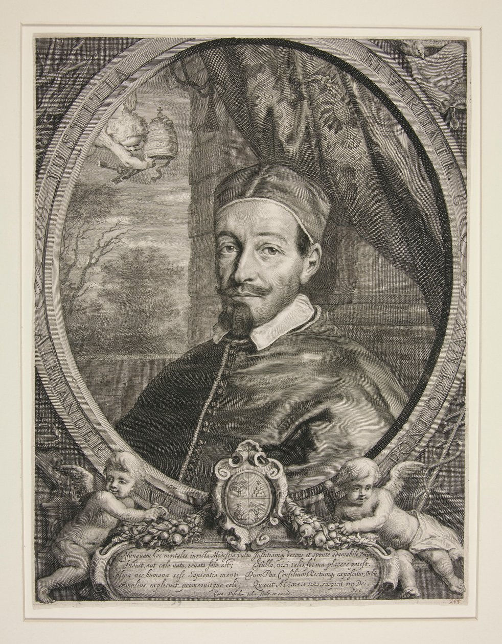 Pave Alexandre VII, Fabio Chigi (1599-1667) av Cornelis Visscher