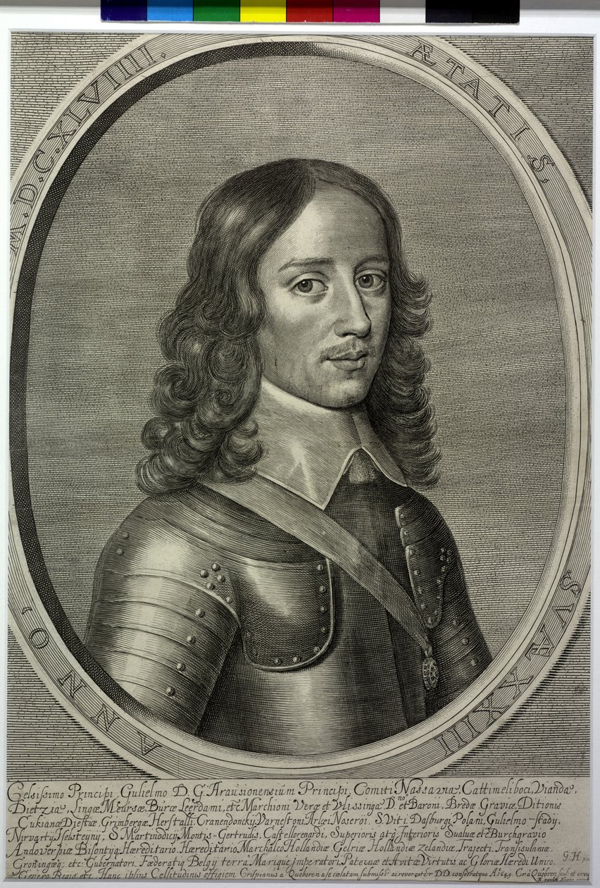 Prins av Oranien, Vilhelm II av Cornelis Visscher