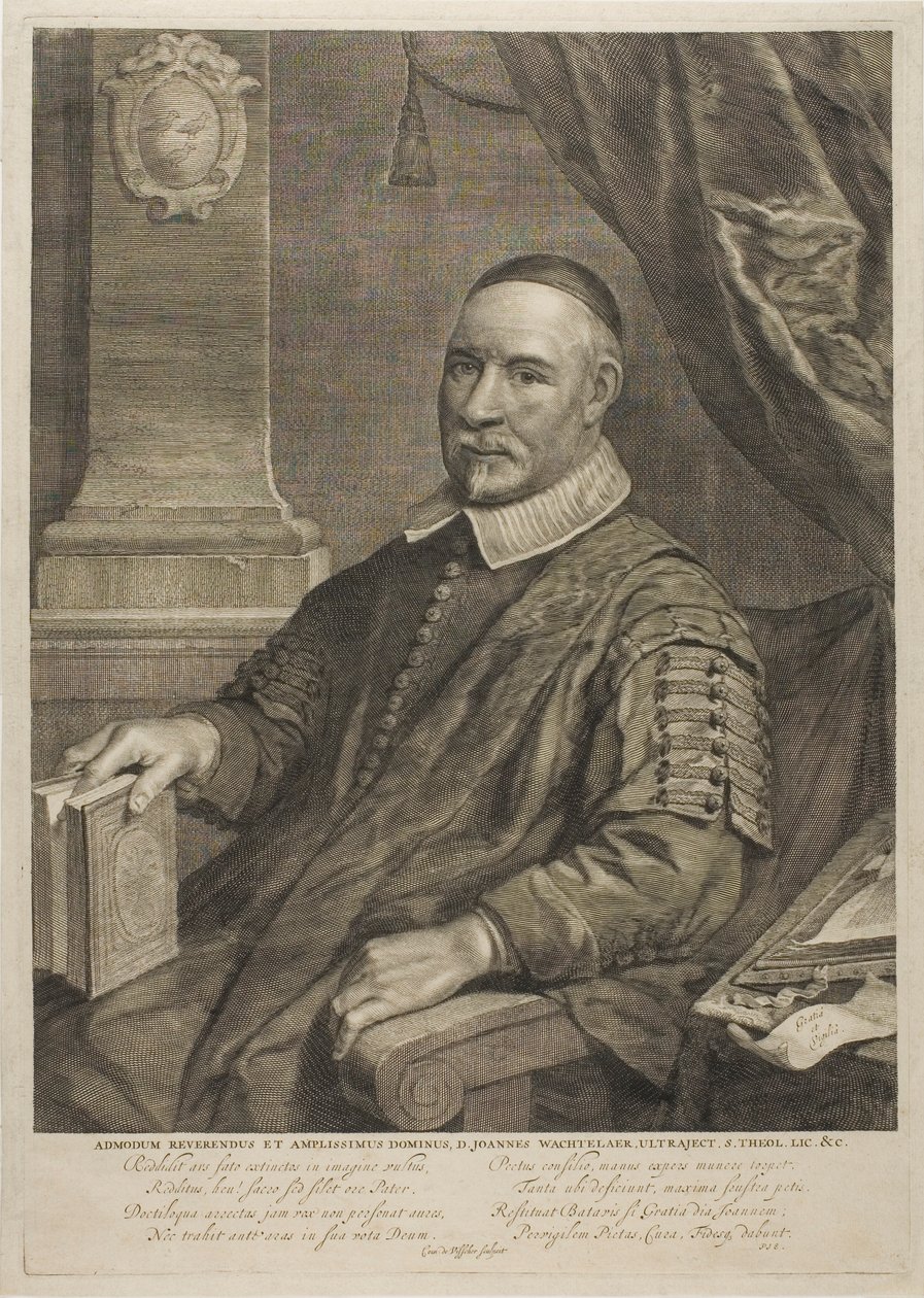 Rev. D. Johannes Wachterlaer fra Utrecht av Cornelis Visscher